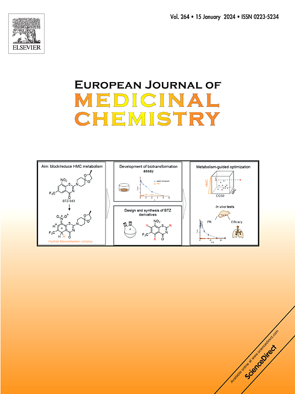 Go to journal home page - European Journal of Medicinal Chemistry